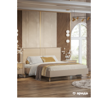 Кровать двуспальная Мадрид (бежевый) 160x200