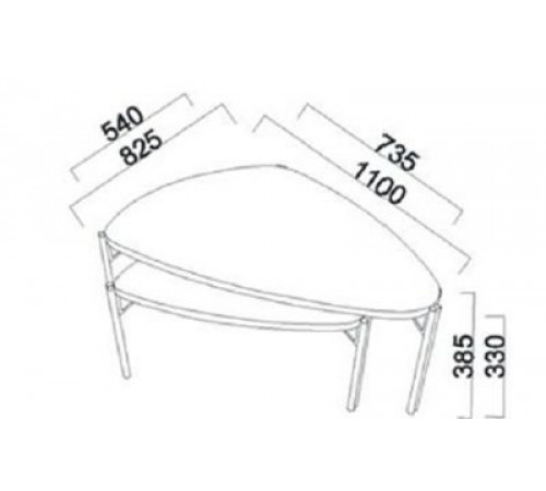 Журнальный столик Палвин PALV-52а
