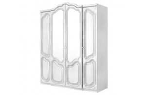 Четырехстворчатый шкаф Орхидея СП-002-14 (белый)