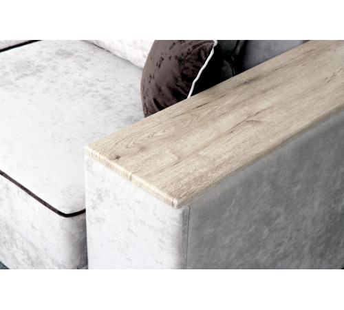 Диван-кровать Бостон 2400 с функциональными подлокотниками (вариант 3)