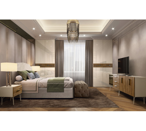 Комод для гостиной Богемия Вуд (Bogemia Wood) БМКМ-5(Wo)[5][10]